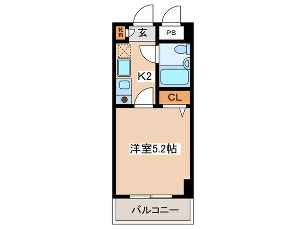 クリオ愛甲石田壱番館(606)の物件間取画像